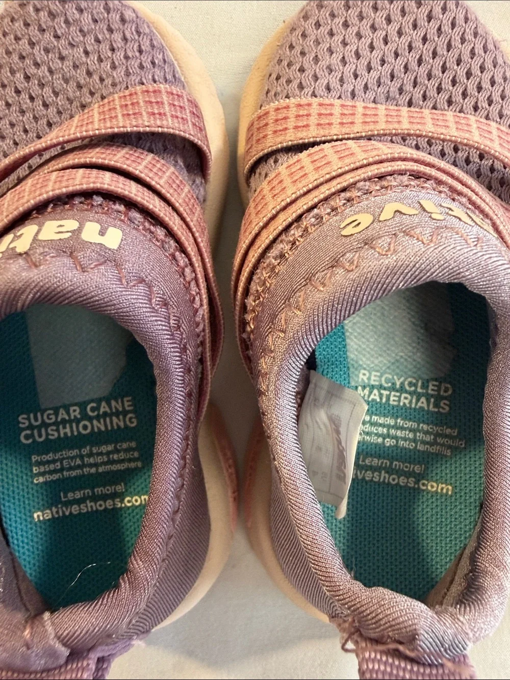 Native Kids Purple and Pink Slip-On Sneakers - Picture 7 of 7